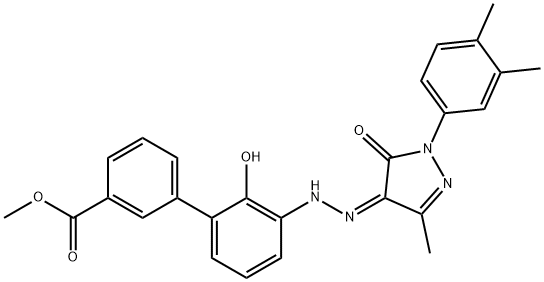 艾曲波帕甲酯,1246929-01-0,结构式