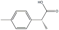 (R)-2-(对甲苯基)丙酸 结构式