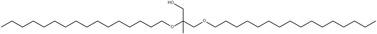 2-methyl-1,2-di-O-hexadecylglycerophosphocholine Struktur