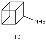 cuban-1-amine hydrochloride, 124783-65-9, 结构式