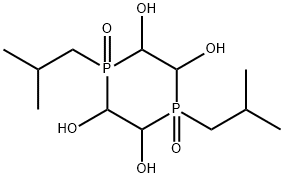 1,4-Diphosphorinan-2,3,5,6-tetrol, 1,4-bis(2-methylpropyl) 1,4-di-|1,4-Diphosphorinan-2,3,5,6-tetrol, 1,4-bis(2-methylpropyl) 1,4-di-