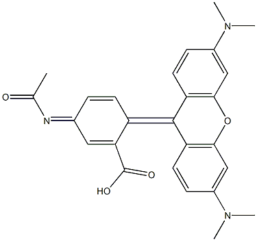 acetamidotetramethylrhodamine Structure