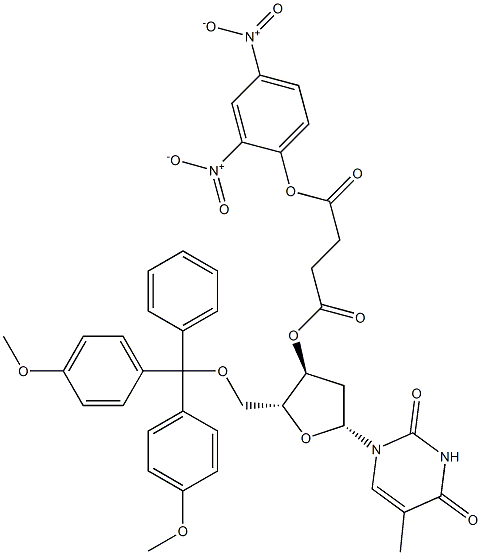 125078-79-7 5'-O-(4,4'-dimethoxytrityl)thymidine-3'-O-(2,4-dinitrophenyl) succinate