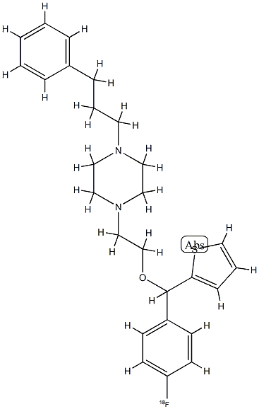 thienyl-GBR 13119 结构式