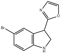 2-(5-Bromoindolin-3-Yl)Oxazole(WX165017) Structure