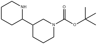 叔-丁基 [2,3-联哌啶]-1-甲酸基酯 结构式