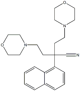 α,α-Bis(2-모르폴리노에틸)-1-나프탈렌아세토니트릴