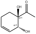 Ethanone, 1-[(1R,2R)-1,2-dihydroxy-3-cyclohexen-1-yl]-, rel- (9CI) Structure