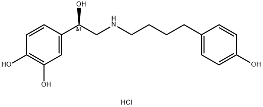 Arbutamine Hydrochloride Structure