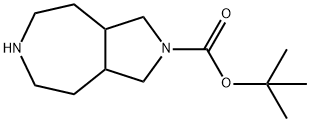 八氢吡咯并[3,4-D]氮杂-2(1H)-羧酸叔丁基酯, 1252572-33-0, 结构式