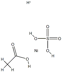 Nickelate(1-), (acetato-O)[sulfato(2-)-O]-, hydrogen 结构式