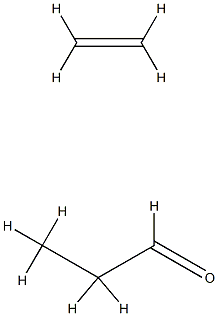 Propanal, telomer with ethene Structure