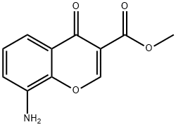 8-Amino-4-oxo-4H-chromene-3-carboxylic acid methyl ester 结构式