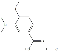 3-(dimethylamino)-4-methoxybenzoic acid hydrochloride|3-(dimethylamino)-4-methoxybenzoic acid hydrochloride