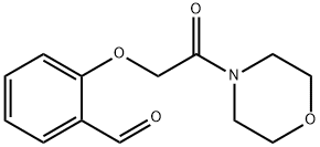 2-(2-吗啉-2-氧代乙氧基)苯甲醛, 125418-84-0, 结构式