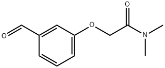 2-(3-formylphenoxy)-N,N-dimethylacetamide Structure