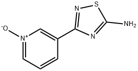 5-AMine-3-(1-oxypyridin-3-yl)-1,2,4-thiadiazole Structure