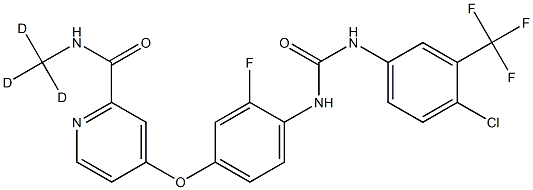 Regorafenib D3, 1255386-16-3, 结构式
