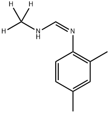 N-(2,4-DiMethylphenyl)-N′-Methyl-D3-forMaMidine 结构式