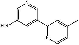 4-甲基-[2,3'-联吡啶]-5'-胺 结构式