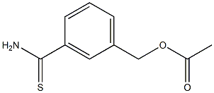 3-(AcetoxyMethyl)thiobenzaMide, 97% Struktur