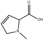 1-methyl-2,5-dihydro-1H-pyrrole-2-carboxylic acid(SALTDATA: HCl),1256642-90-6,结构式