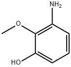 3-アミノ-2-メトキシフェノール 化学構造式