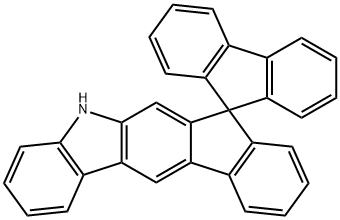 Spiro[9H-fluorene-9,7'(5'H)-indeno[2,1-b]carbazole Structure