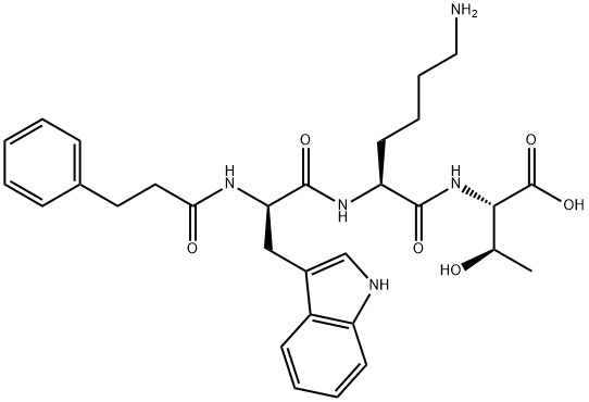 somatostatin (7-10), desamino-Trp,125757-85-9,结构式