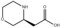 (S)-Morpholin-3-yl-acetic acid Struktur
