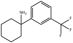 1-[3-(Trifluoromethyl)phenyl]cyclohexylamine Structure