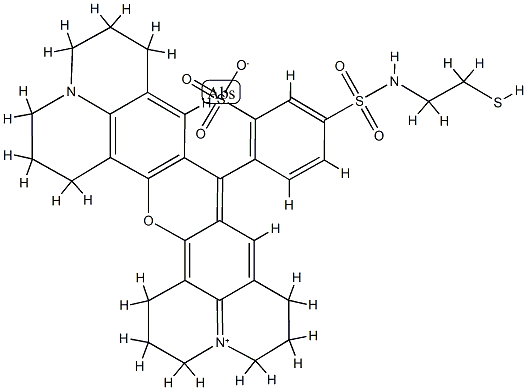 TEXAS RED-2-SULFONAMIDOETHYL MERCAPTAN 结构式