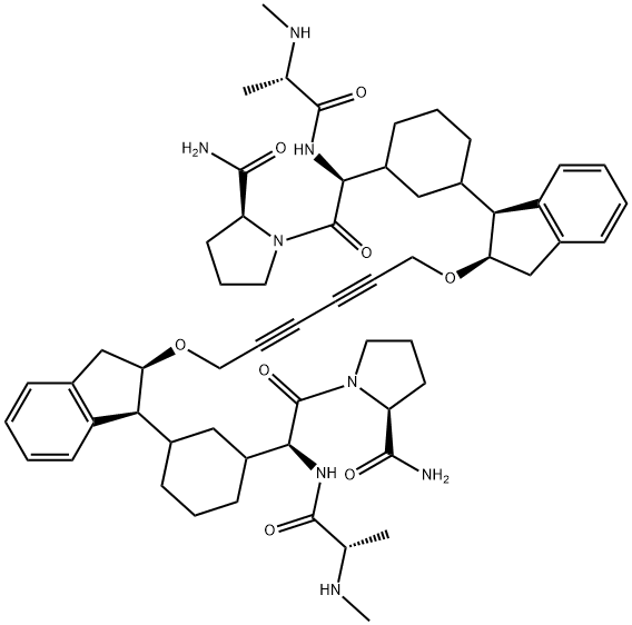 AZD5582 化学構造式