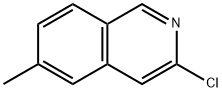 3-氯-6-甲基异喹啉, 1259224-12-8, 结构式