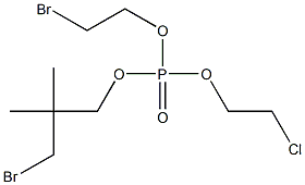 2-BROMOETHYL 3-BROMONEOPENTYL 2-CHLOROETHYL PHOSPHATE,125997-20-8,结构式
