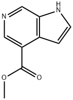 6-氮杂-4-羧酸甲酯吲哚 结构式