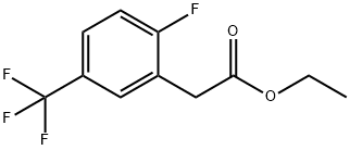 ethyl 2-(2-fluoro-5-(trifluoromethyl)phenyl)acetate Structure