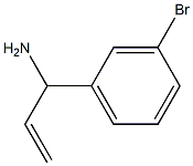 1-(3-bromophenyl)prop-2-en-1-amine Structure