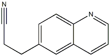 3-(quinolin-6-yl)propanenitrile 结构式