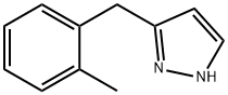 3-(2-Methylbenzyl)-1H-pyrazole 化学構造式