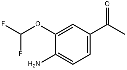 1-(4-Amino-3-difluoromethoxy-phenyl)-ethanone,1260678-25-8,结构式