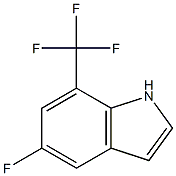5-fluoro-7-(trifluoromethyl)-1H-indole Struktur