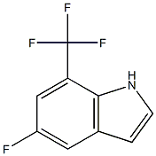 5-fluoro-7-(trifluoromethyl)-1H-indole 结构式