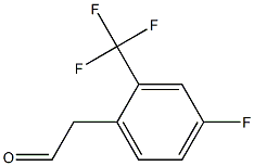 2-(4-fluoro-2-(trifluoromethyl)phenyl)acetaldehyde Structure