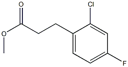 3-(2-Chloro-4-fluoro-phenyl)-propionic acid methyl ester|