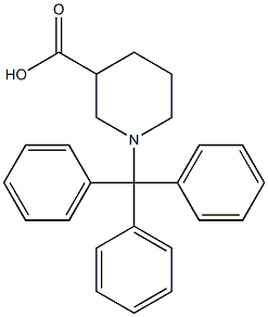 1-tritylpiperidine-3-carboxylic acid Structure