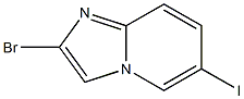 2-bromo-6-iodoH-imidazo[1,2-a]pyridine Structure