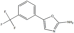 5-(3-TRIFLUOROMETHYL-PHENYL)-OXAZOL-2-AMINE,1260764-00-8,结构式