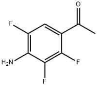 1-(4-Amino-2,3,5-trifluoro-phenyl)-ethanone 结构式