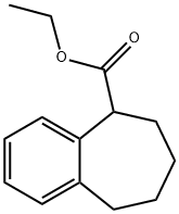 ethyl 6,7,8,9-tetrahydro-5H-benzo[7]annulene-5-carboxylate Struktur